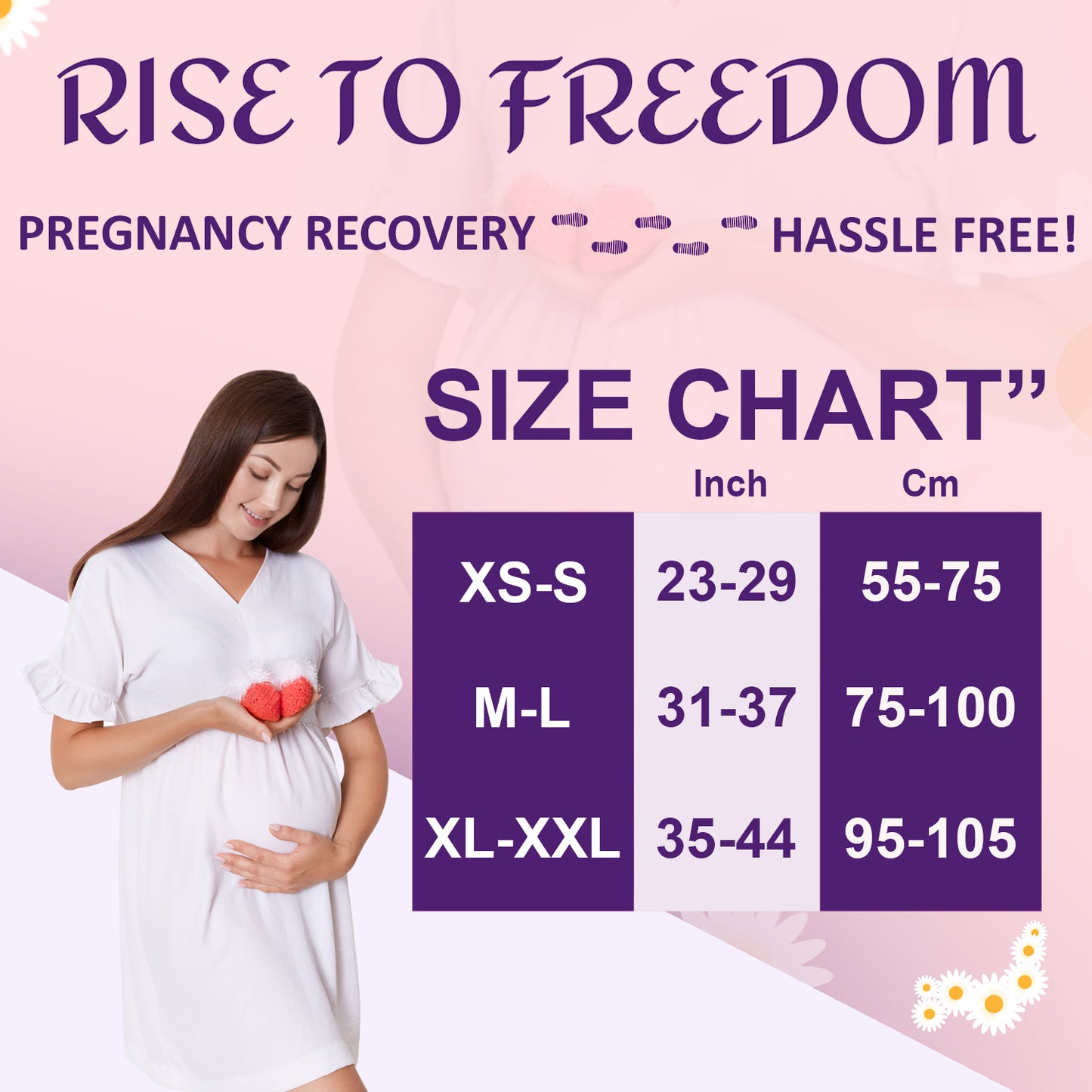 Pregawear Post Partum Period Panty| Heavy Flow 360 Coverage |Overnight Protection Leak Proof Period Panties| Post Delivery Disposable Underwear