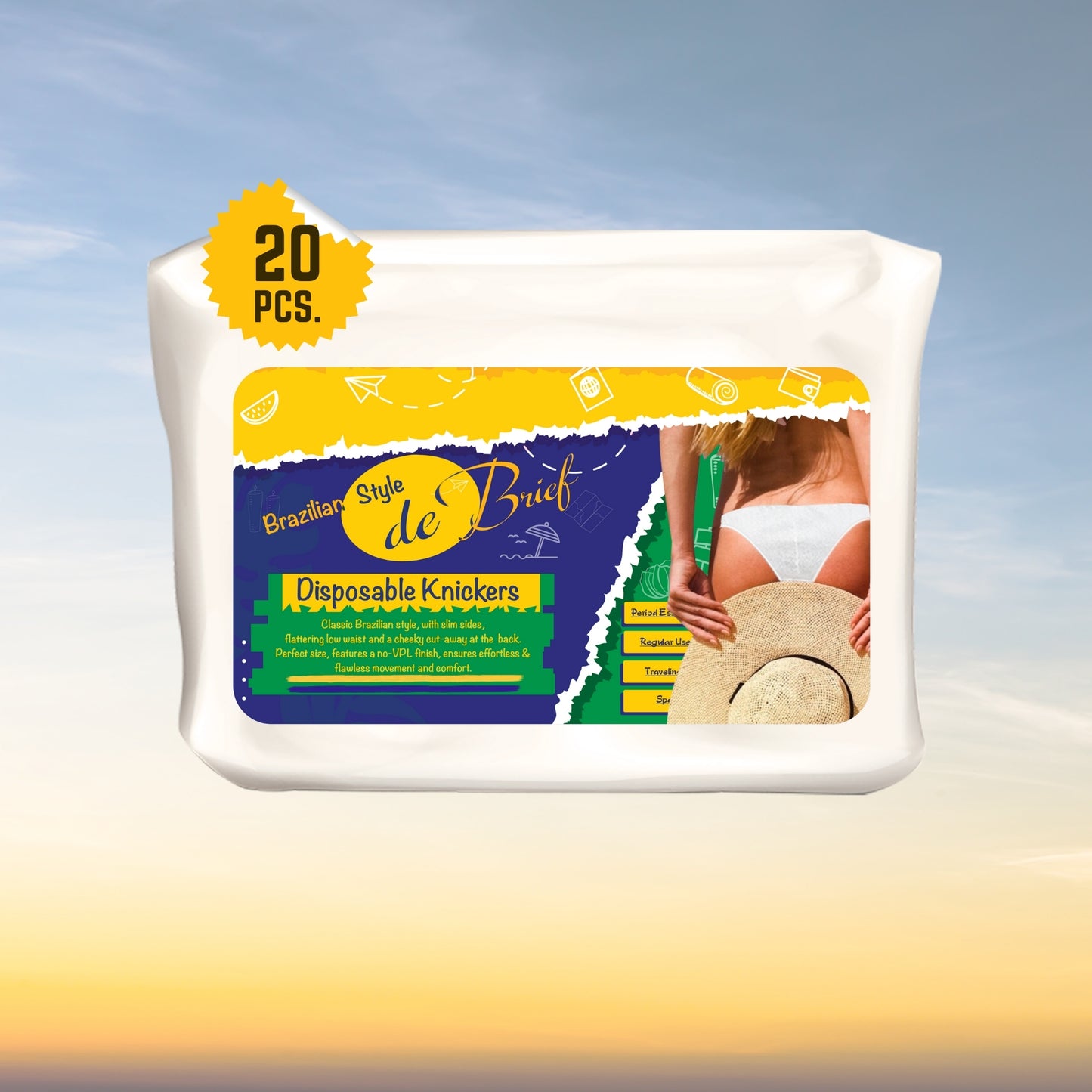 Prowee De-Brief Disposable Panty for Women | Premium Underwear |Brazilian Knickers |Use & Throw