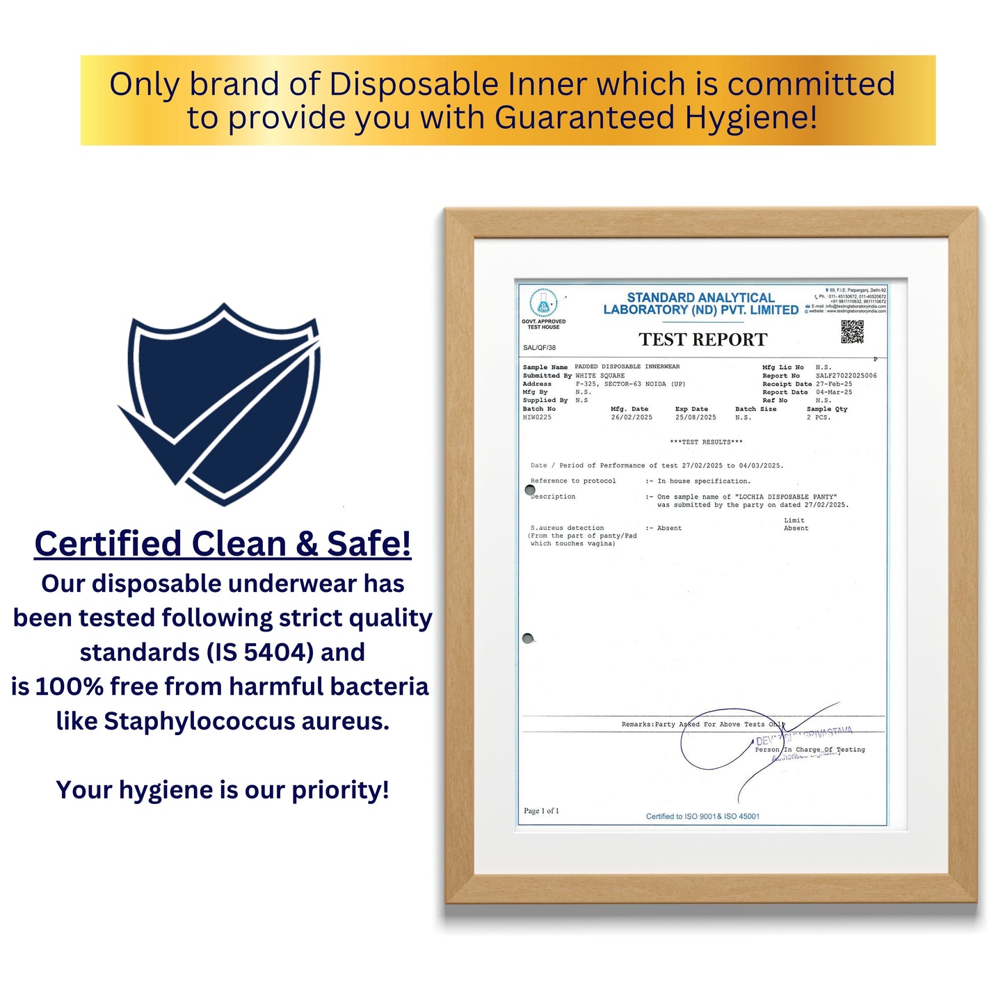 High absorbency disposable panties for women – odor-free, XL size, ideal for urinary leaks