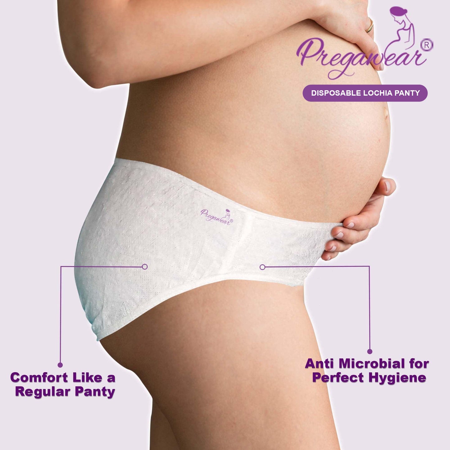 Pregawear lochia innerwear – single-use, soft and essential for postpartum care