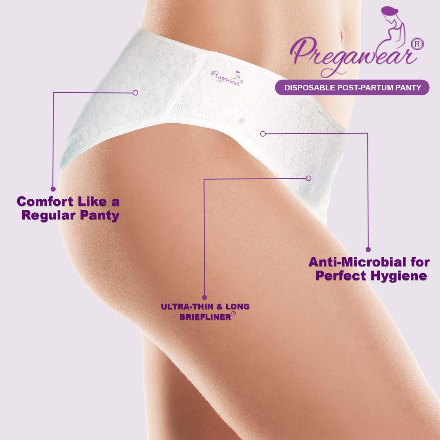 Post-delivery disposable underwear for women – XL size, leak-proof and soft material