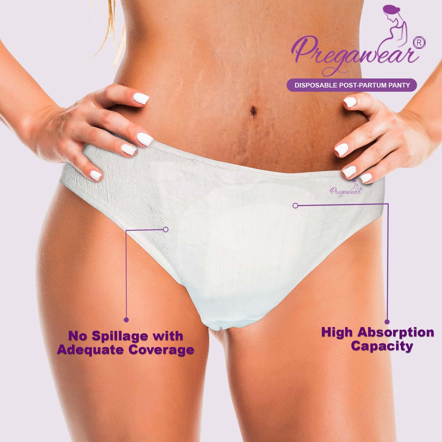 Post-delivery disposable underwear for women – XL size, leak-proof and soft material