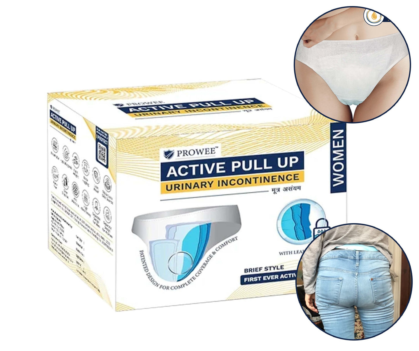 Prowee Active Pull-Up panties – microbe-protected, leak-proof incontinence solution for women