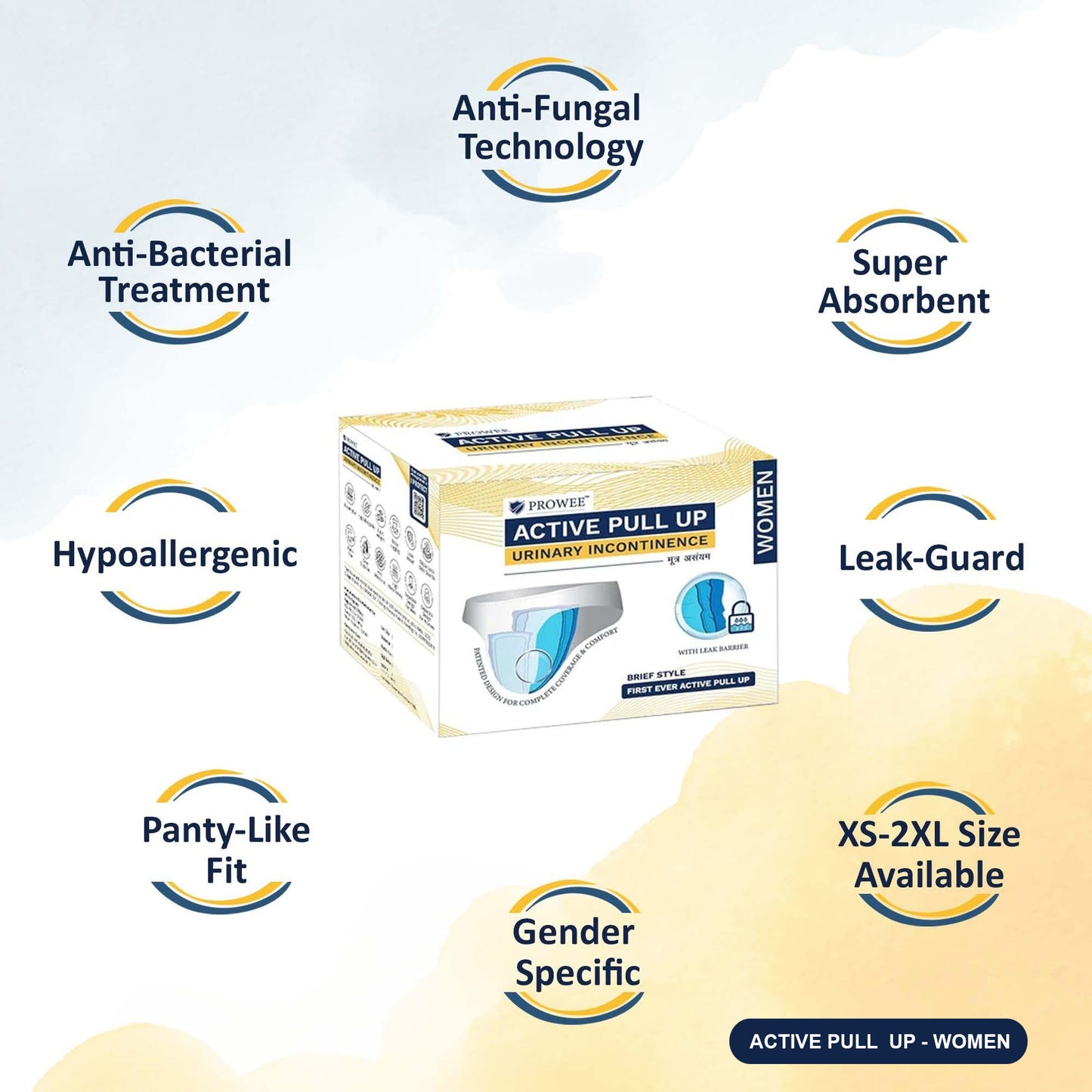 Prowee Active Pull-Up panties – microbe-protected, leak-proof incontinence solution for women