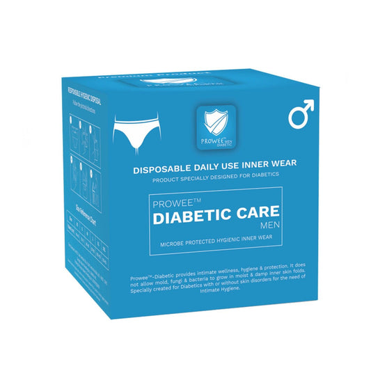 Prowee Diabetic Care Underwear for Men with Anti Fungal & Anti Bacterial Properties Prevents Infection & Moisture-Wicking - Prowee