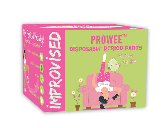 Prowee improvised period panty – disposable menstrual underwear with high absorption