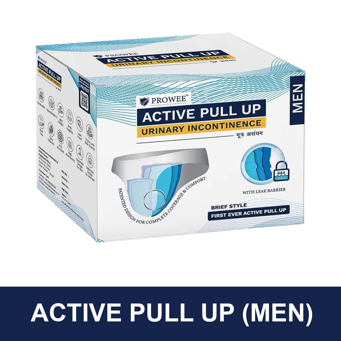 Prowee Active Pull-Up for men – XL disposable incontinence underwear with leak guard
