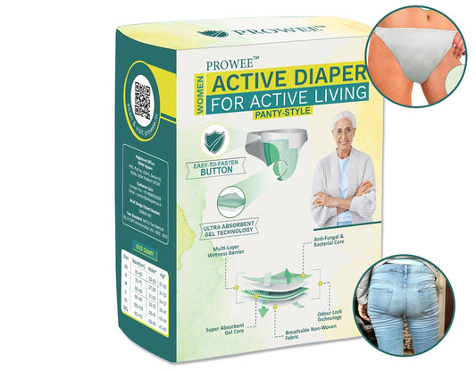 Women’s incontinence adult diaper – leak-proof, breathable, and microbe-protected