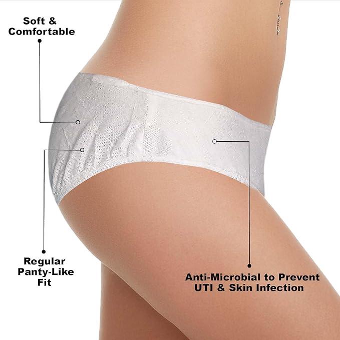 Trawee Spade Spa Disposable Panty | Premium Spa Underwear | Ideal for Spa, Herbal Treatment, Regular Use | Anti Bacterial Anti Fungal | Anti Rash | Moisture Wicking - Prowee