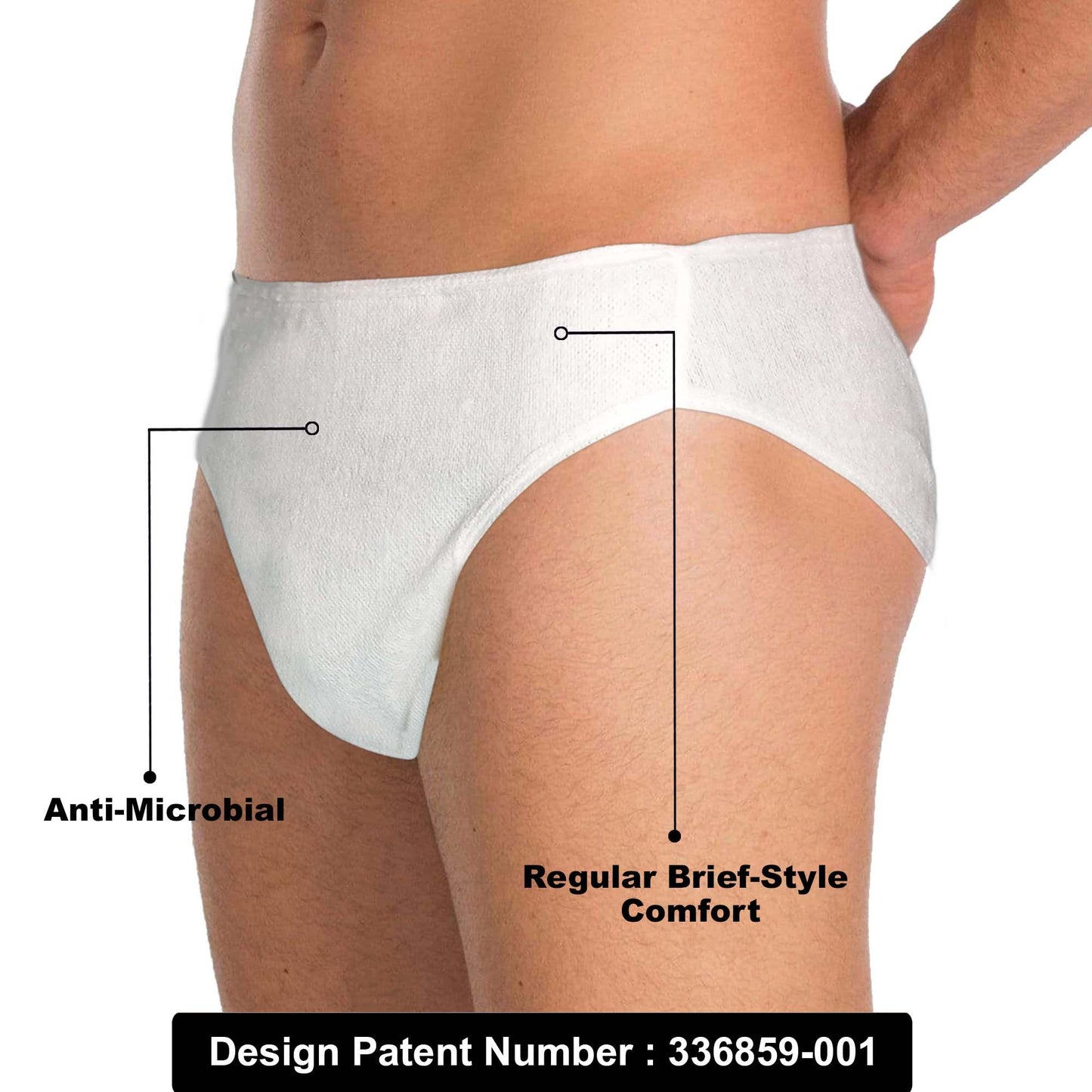 Trawee Disposable Innerwear - Brief for Men A Travel Necessity for Regular Use - Prowee