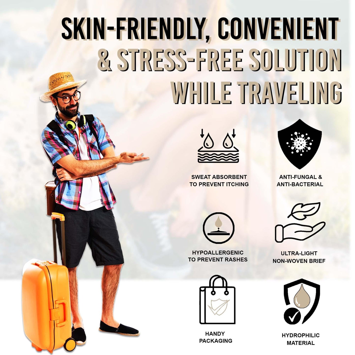 Trawee Disposable Innerwear - Brief for Men A Travel Necessity for Regular Use - Prowee