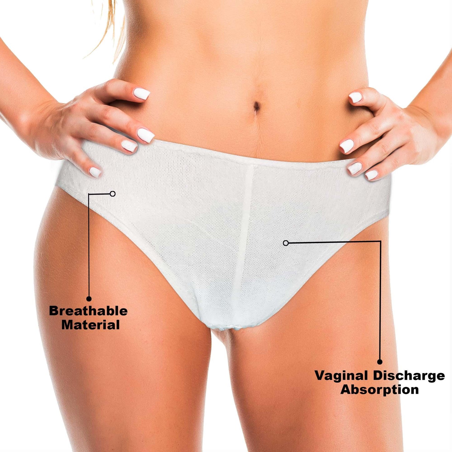 Trawee Disposable Innerwear Women - Panty for Daily Discharge Anti Fungal & Anti Bacteria Underwear Extra Hygiene No Discomfort - Prowee
