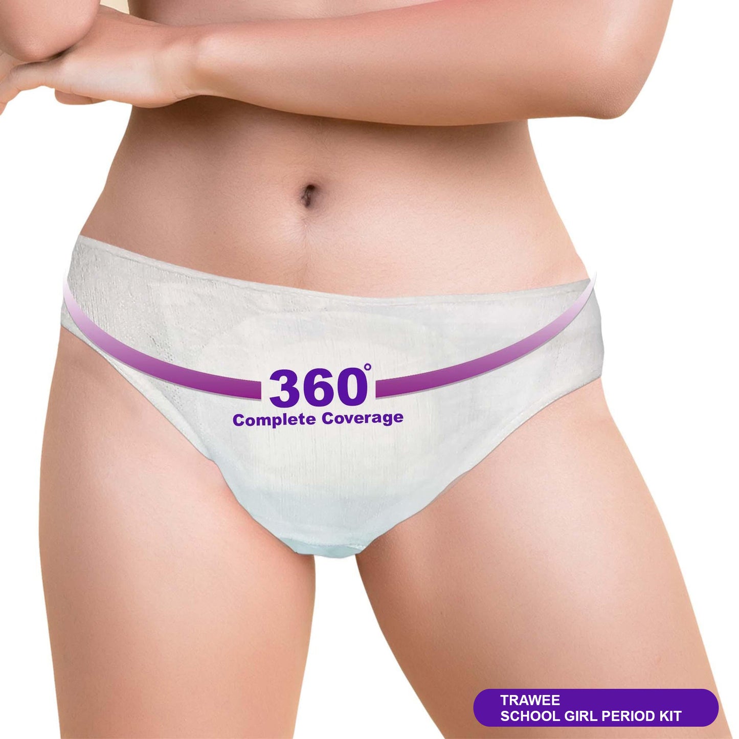 Leak-proof menstrual underwear for school girls – disposable, hygienic, and comfortable