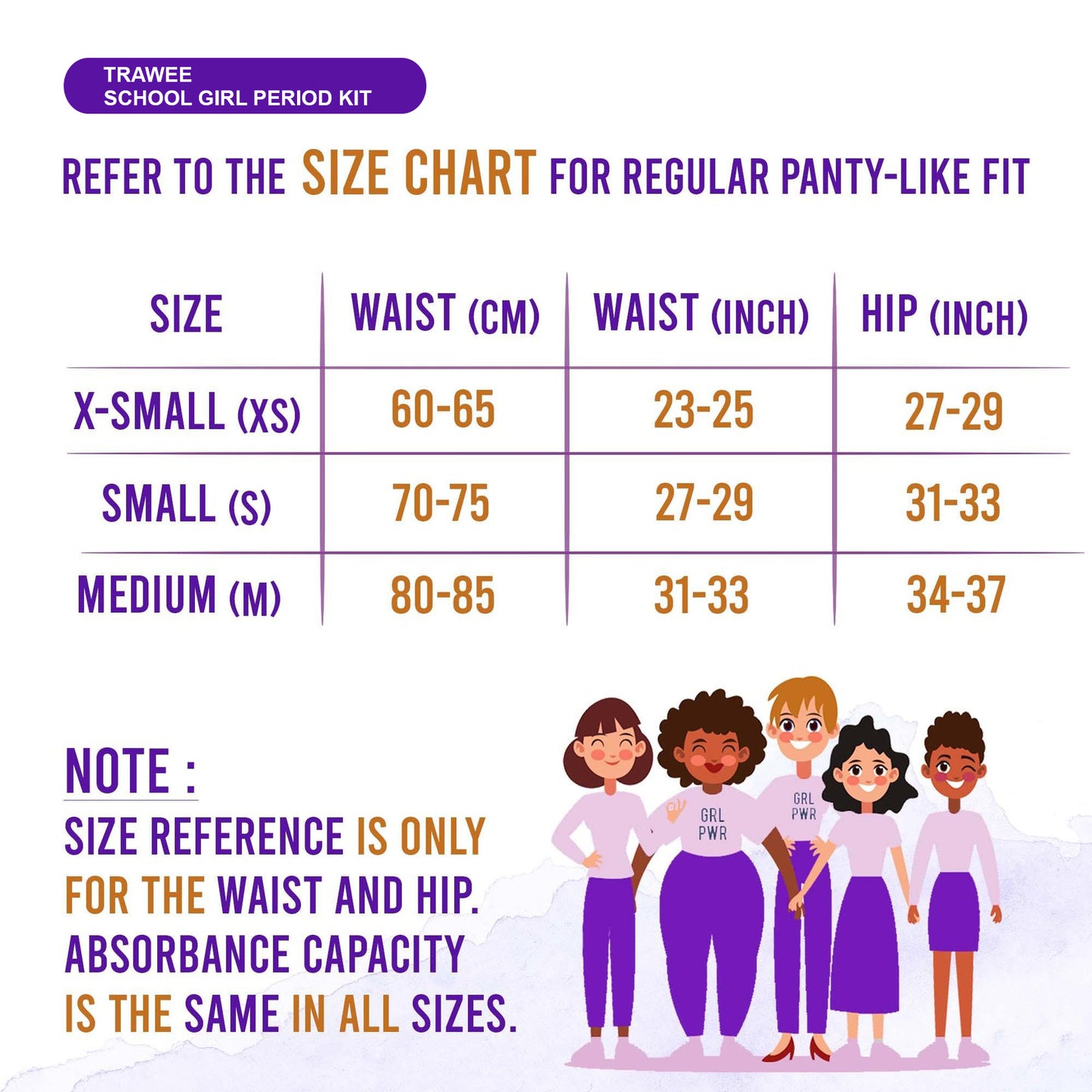 Leak-proof menstrual underwear for school girls – disposable, hygienic, and comfortable