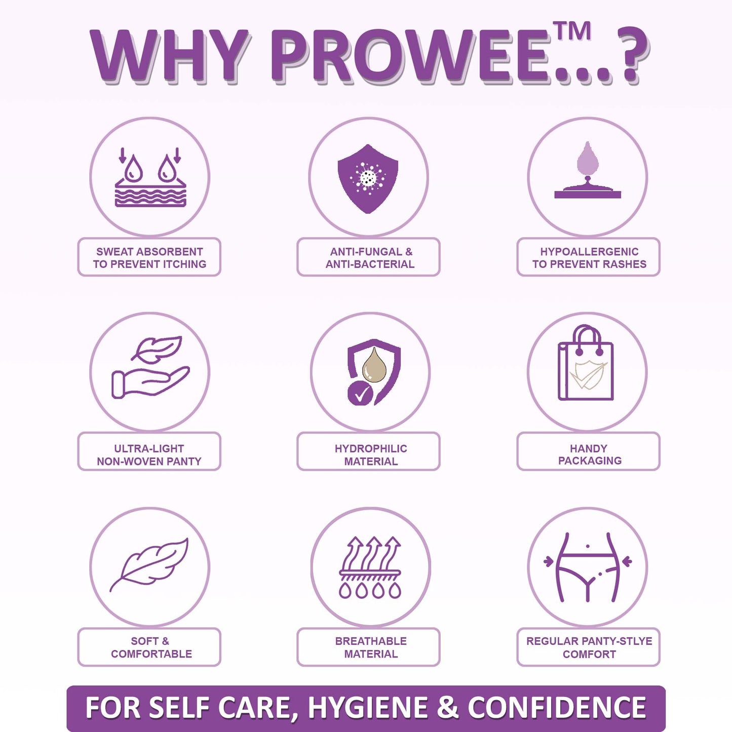Prowee Women Regular - Disposable Panty (Style for Every Day) - Prowee