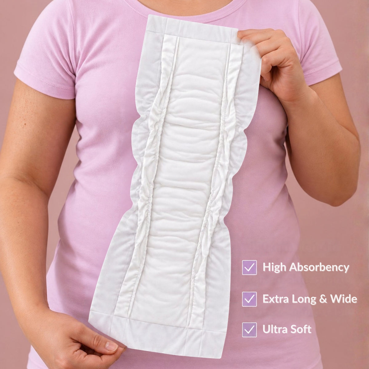 Pregawear Maternity Pad| Premium Disposable Soft Pads for Women| After Delivery Incontinence High Absorption | Heavy Periods | Leak Guard| Postpartum Flow| Rash Free | Overnight Protection