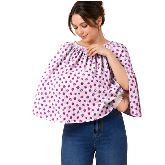 Disposable Nursing Cover for Breastfeeding | Mothers | Anti-Rash & Antifungal-Treated Fabric | Soft, Breathable & Lightweight | Travel-Friendly Feeding Cover