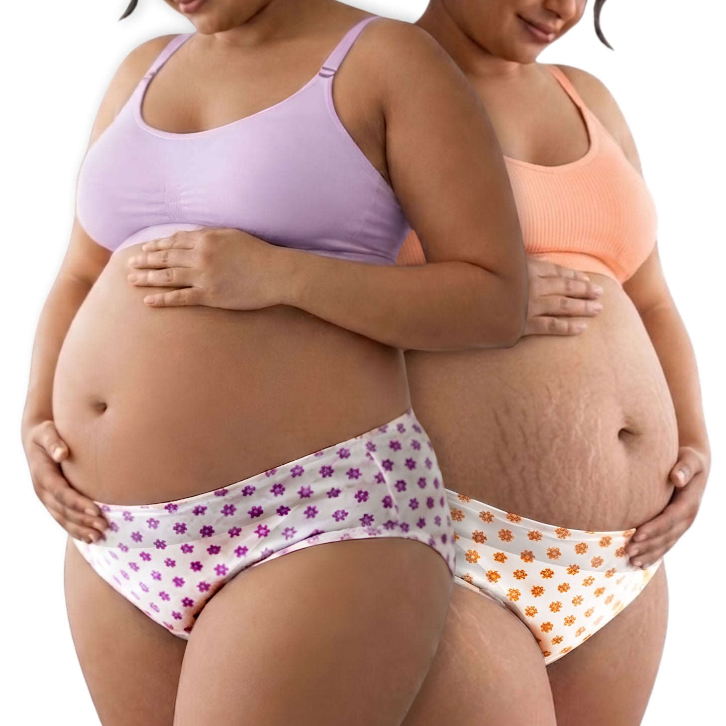 Pregawear Print Pop Lochia Maternity Panty for Women | Disposable Postpartum Panty for Heavy Flow After Delivery | Soft Breathable Leak-Guard Underwear for Hospital, Travel & Home Use