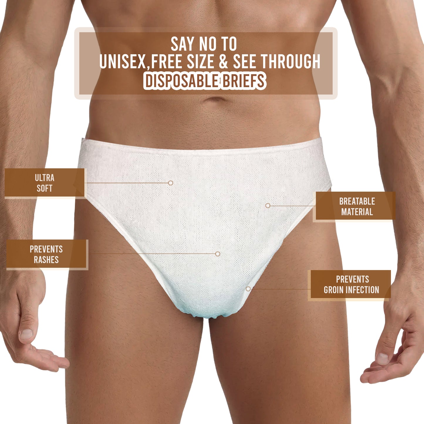 Trawee Disposable Spa Innerwear for Health & Wellness | Soft Comfortable Body Fit