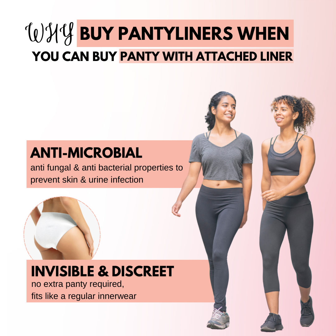 XL Size Better Than Adult Diaper, Disposable Customised Women Panties for Dribbling or Discharge (Small Volume- Drops), Microbe protected for the entire day for-Prowee-D (Drop Dribbler Women)