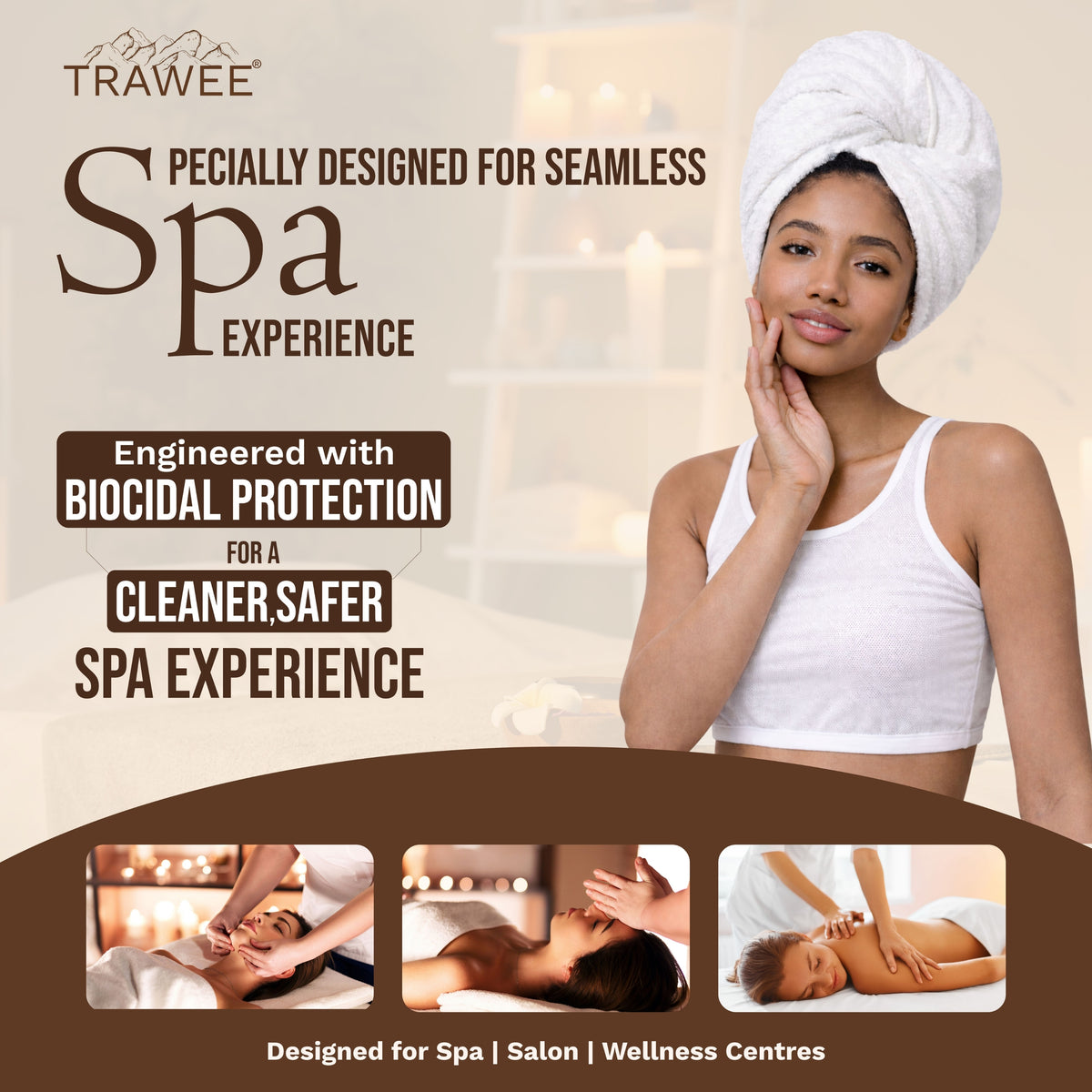 Disposable Spa Top for Women Soft, Breathable & Lightweight | Comfortable Single-Use Top for Spa, Salon, Massage, Beauty Treatments & Travel