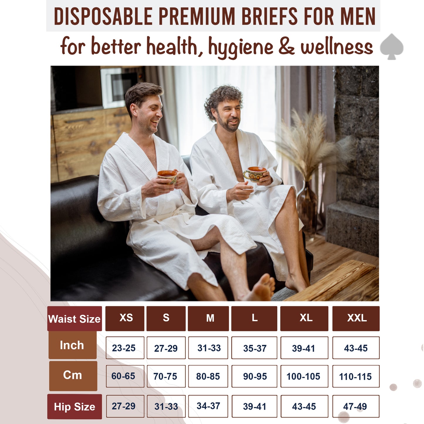 Trawee Disposable Spa Innerwear for Health & Wellness | Soft Comfortable Body Fit