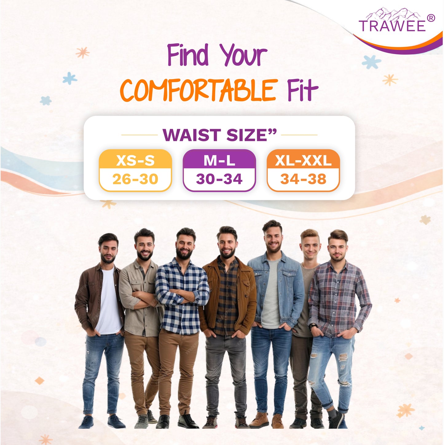 Trawée Disposable Boxer Brief – Single Use Travel Underwear | Lightweight Breathable Innerwear | Ideal for Travel, Gym, Trekking & Emergency Use