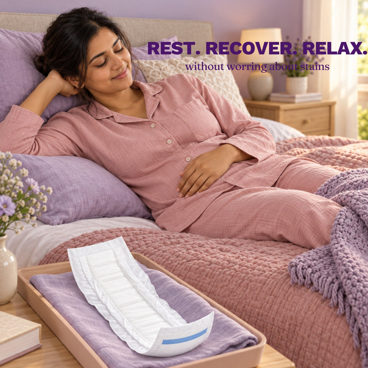 Pregawear Maternity Pad| Premium Disposable Soft Pads for Women| After Delivery Incontinence High Absorption | Heavy Periods | Leak Guard| Postpartum Flow| Rash Free | Overnight Protection