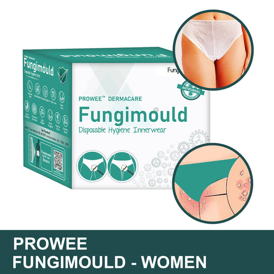 XL Size Disposable Panties (Undies/Innerwears) for Women with Fungal Infection Prevention Properties - Prowee Fungimould (Women)