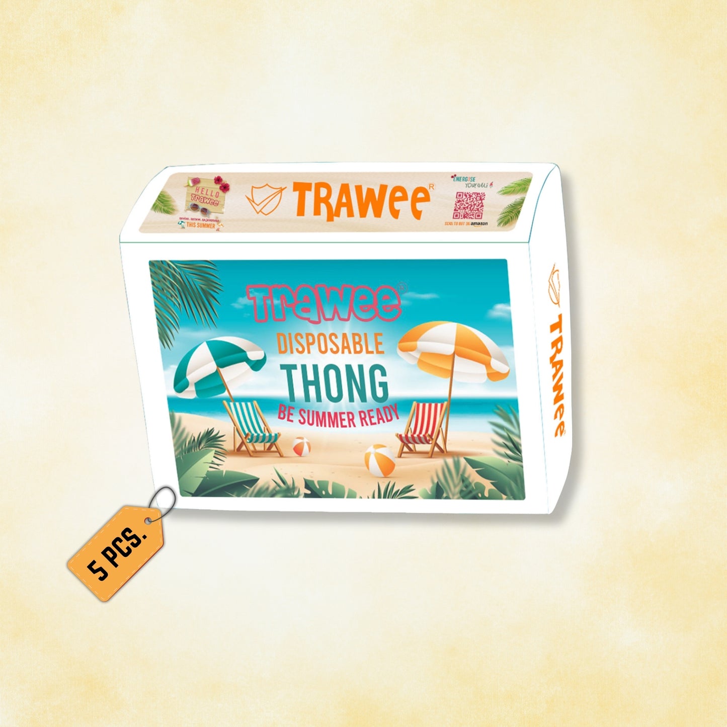 Trawee Women Disposable Thong Panties