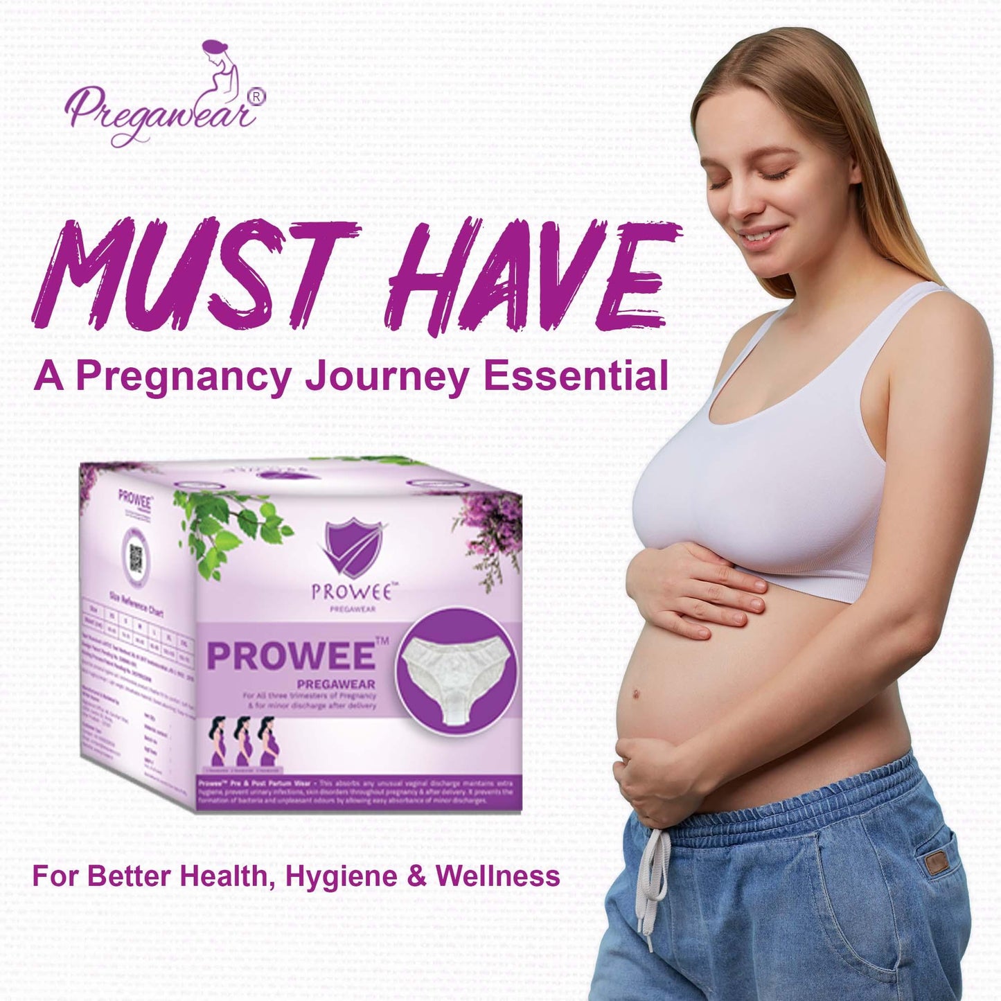 Pregawear Disposable Pregnancy Maternity Panty for Minor Discharge - Prowee