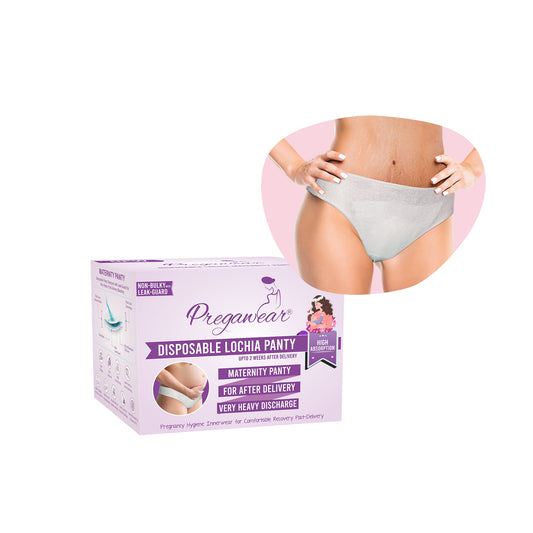 Pregawear lochia innerwear – single-use, soft and essential for postpartum care