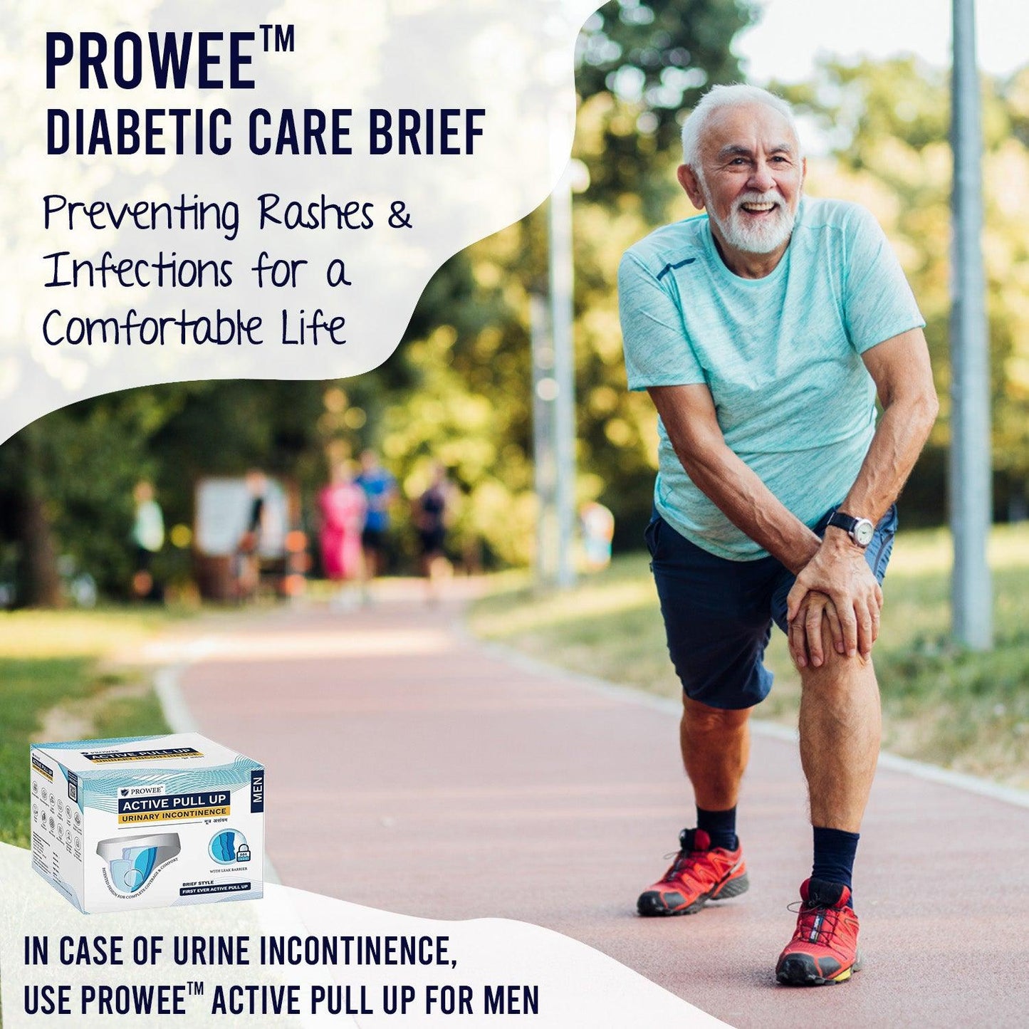 Prowee Diabetic Care Underwear for Men with Anti Fungal & Anti Bacterial Properties Prevents Infection & Moisture-Wicking - Prowee