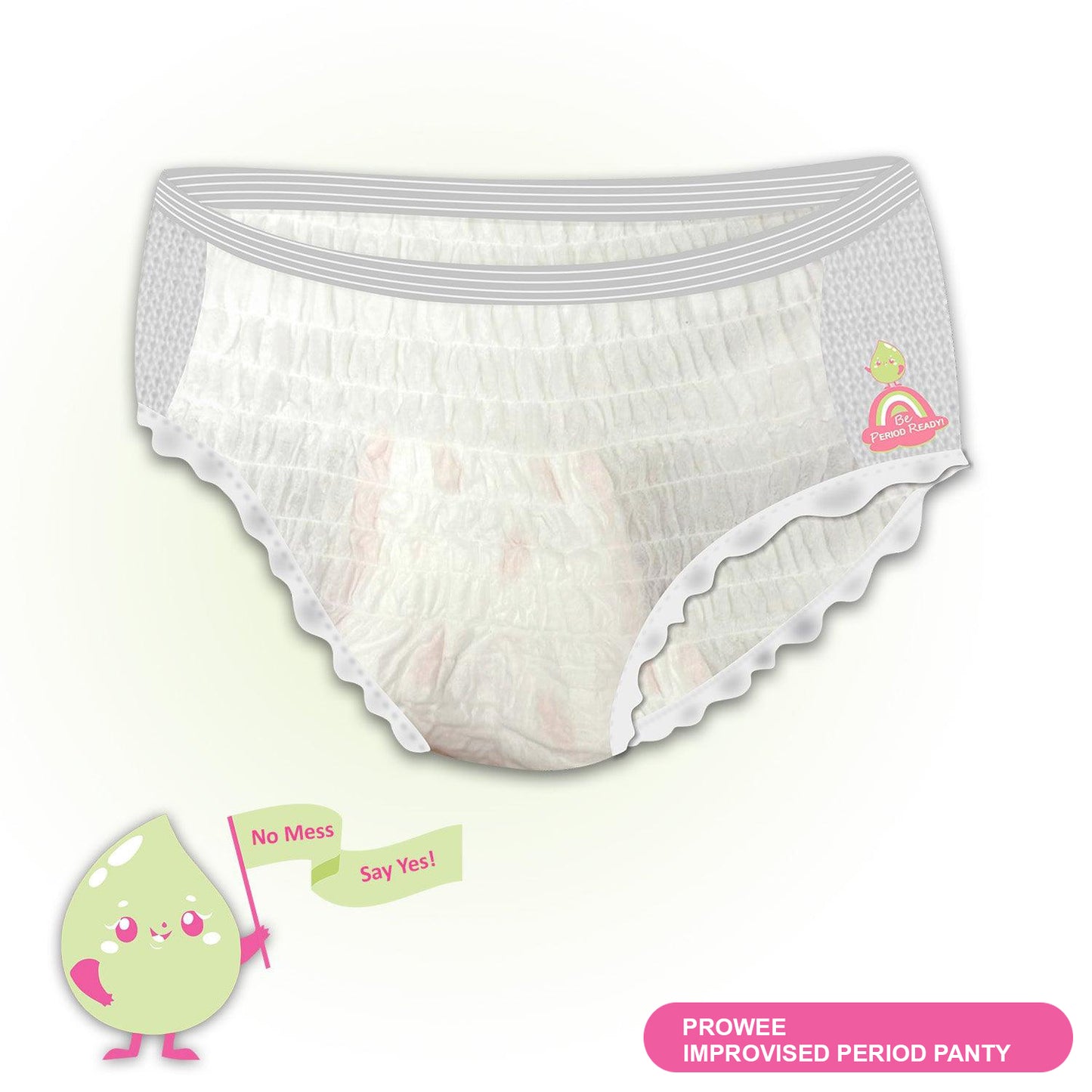 Improvised Period Panty-Panties designed for Heavy Flow,360 Degree Coverage with Leak Guard and Ultra-Absorbent Core, All night protection from heavy flow. PROWEE- Improvised Period Panty