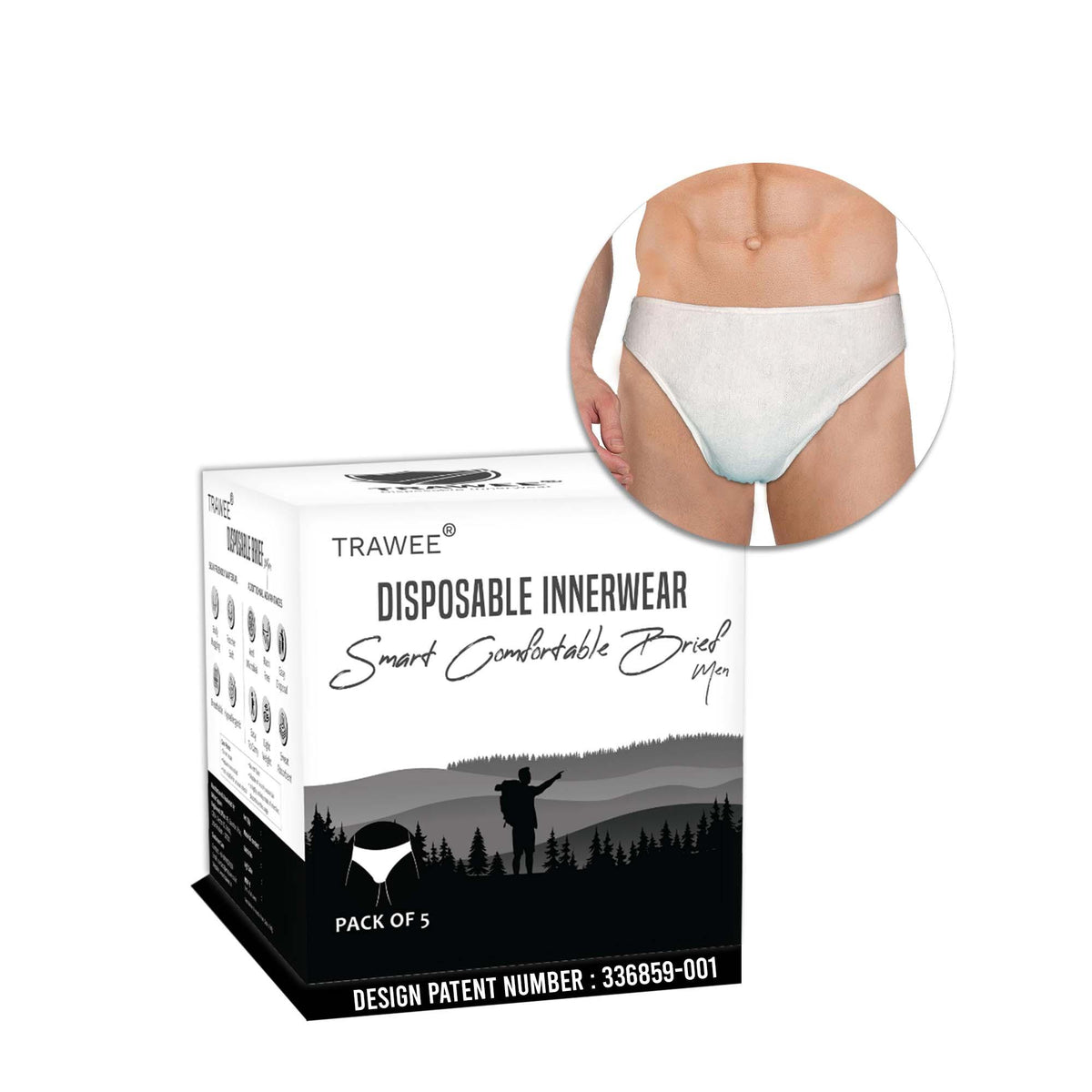 Slips Jetables Jané - Lot De 5 | Taille 38-40, 42-44, 46-48 | Confort Post-Partum, Hypoallergénique