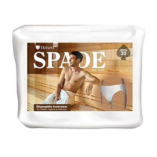 Trawee Disposable Spa Innerwear for Health & Wellness | Non-Transparent with Sweat Absorption | Soft Comfortable Body Fit - Prowee