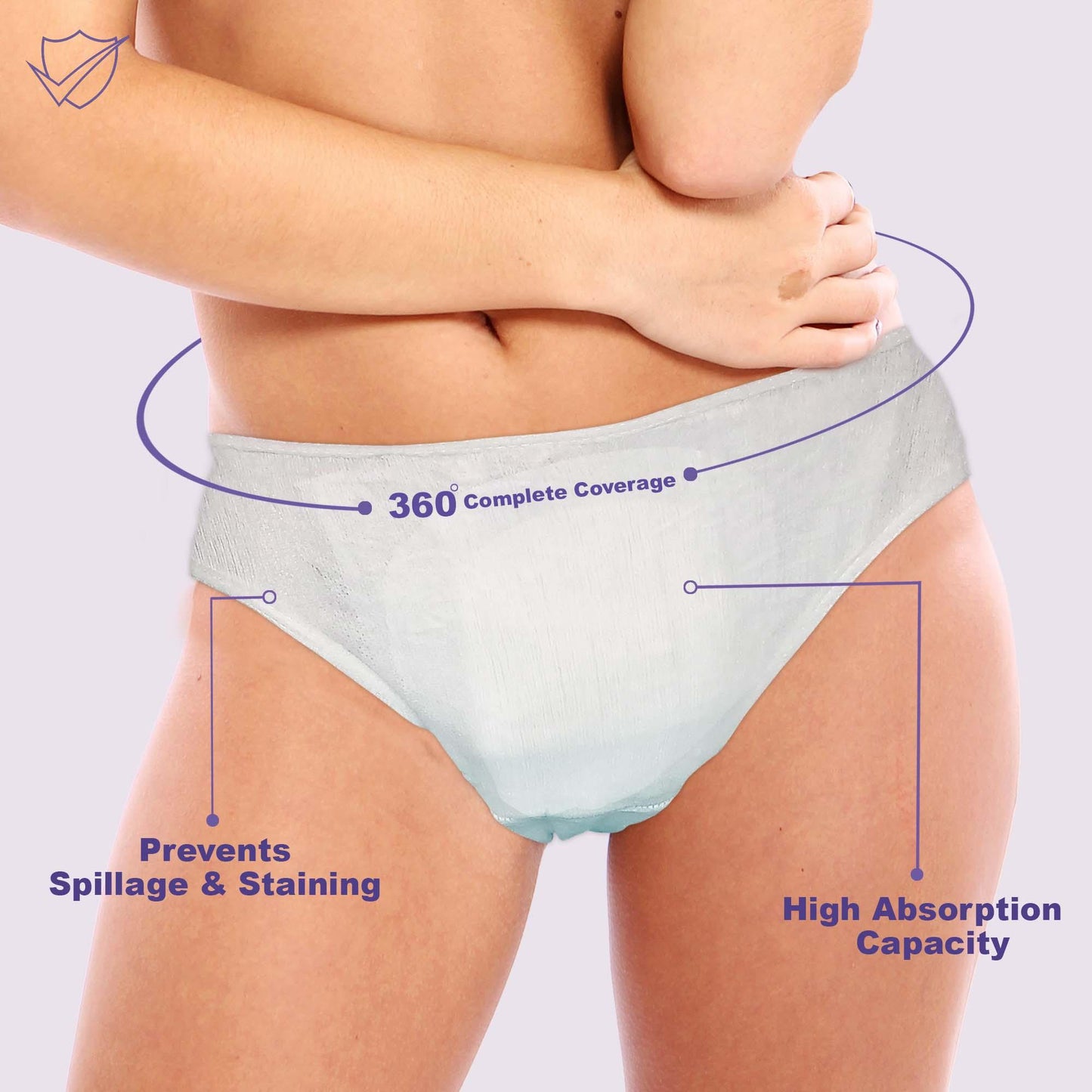 Trawee PP - Disposable Period Panty for Heavy Flow with High Absorption Capacity - Prowee