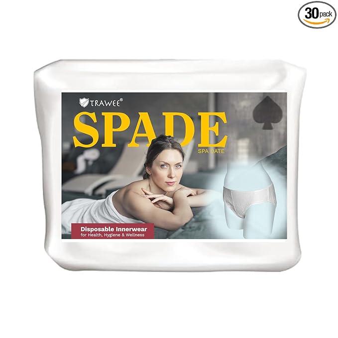 Trawee Spade Spa Disposable Panty | Premium Spa Underwear | Ideal for Spa, Herbal Treatment, Regular Use | Anti Bacterial Anti Fungal | Anti Rash | Moisture Wicking - Prowee