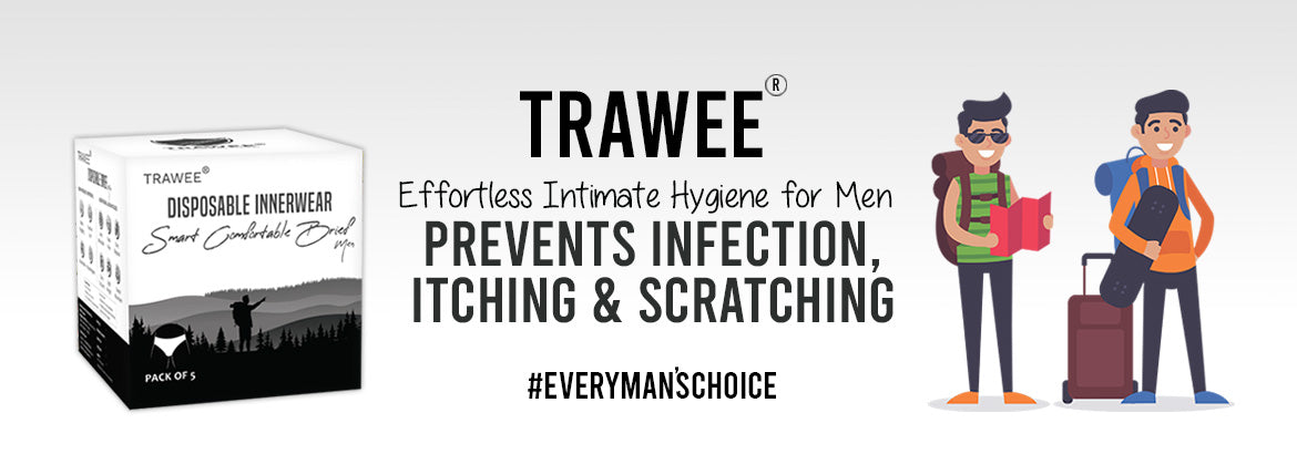 Trawee Disposable Innerwear - Brief for Men A Travel Necessity for Regular Use - Prowee