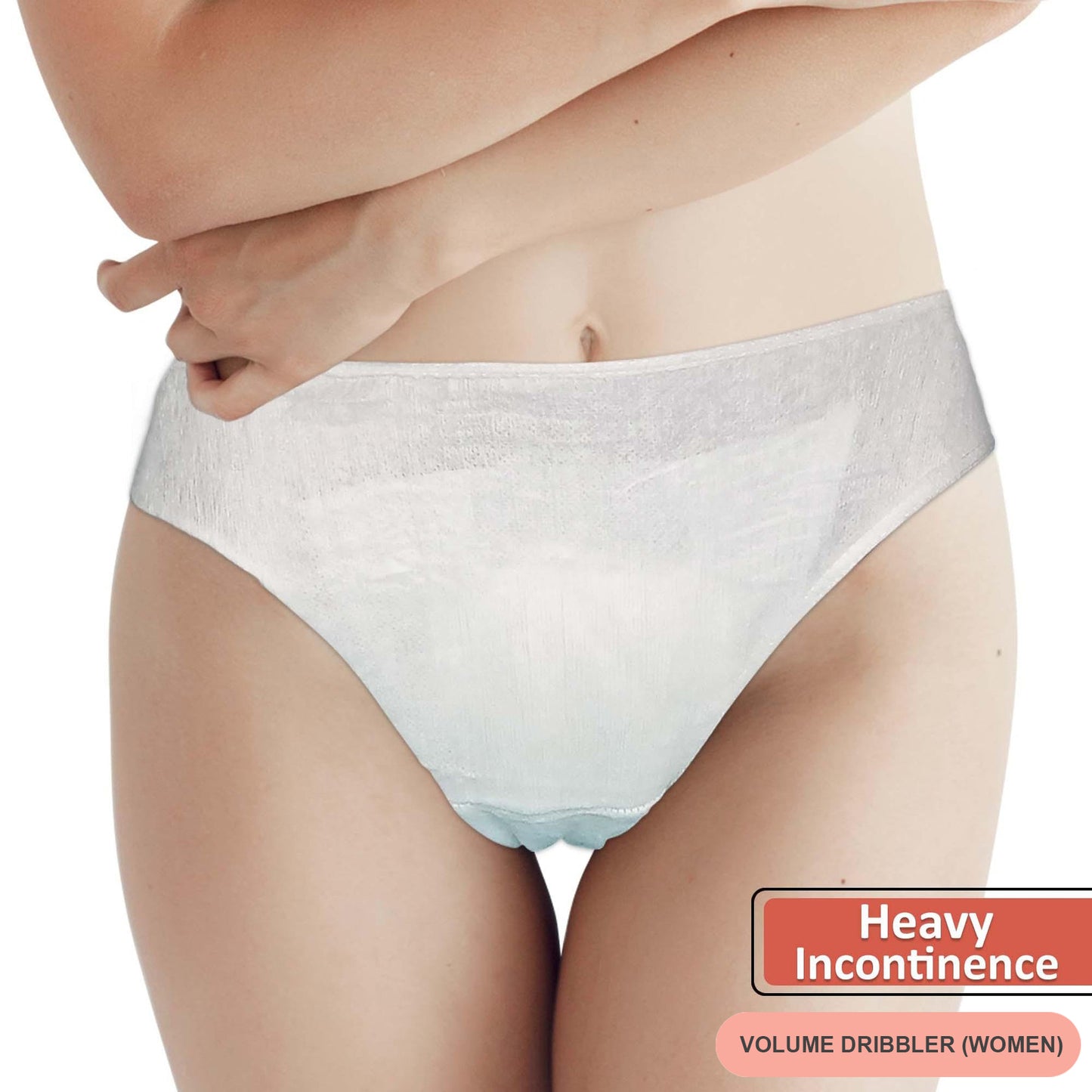 XL Size Better Than Adult Diaper,Disposable Customised Women Panties for Urinary Incontinence/Leak (Large Volume), Microbe protected. Prowee-D ( Volume Dribbler Women)